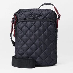 MZ Wallace Quilted Black Crossbody Bag